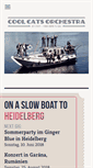 Mobile Screenshot of coolcatsorchestra.de