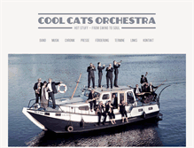 Tablet Screenshot of coolcatsorchestra.de